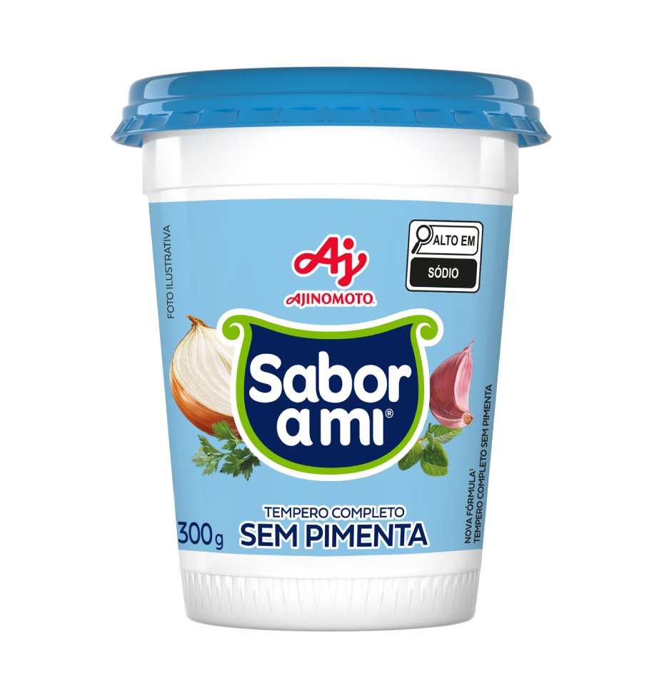 TEMPERO SABOR A MI SEM PIMENTA POTE 300GR (24X 300GR)