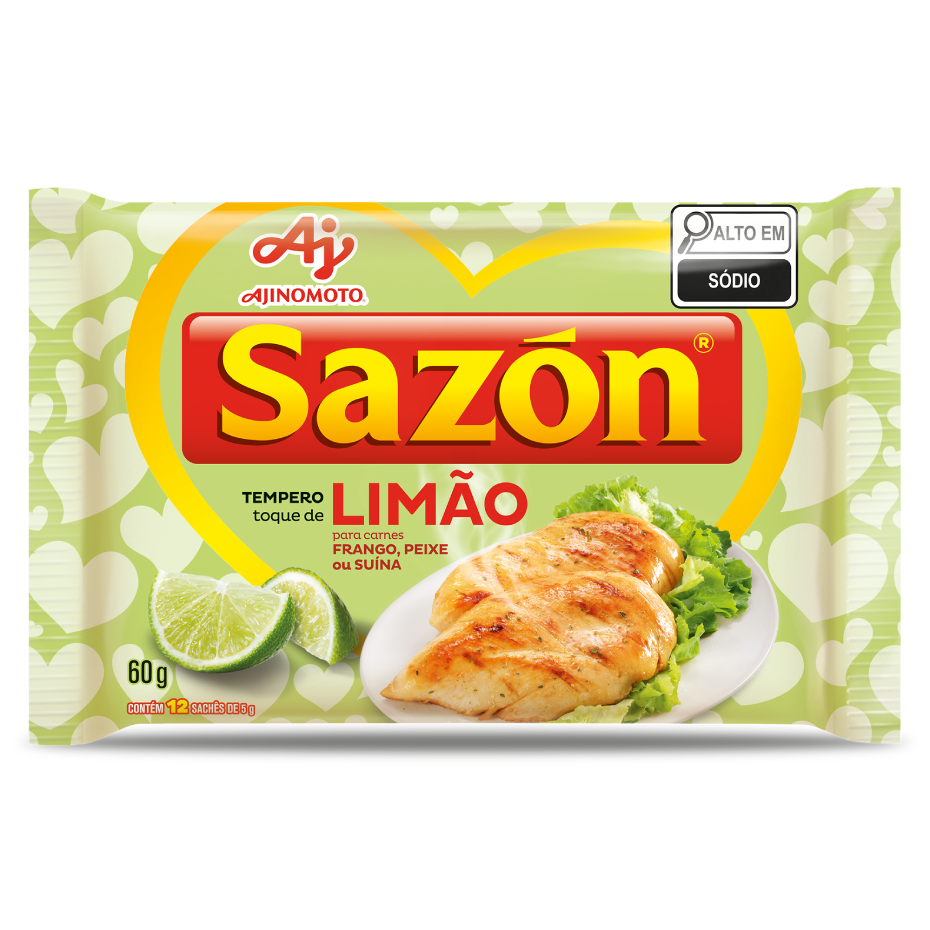 SAZON TEMPERO PRONTO LIMÃO 60G (48 X 60 GR)