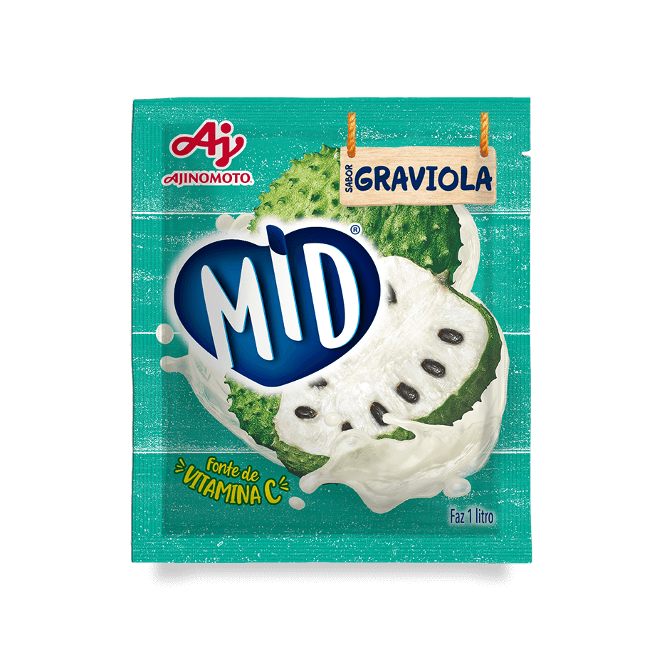 MID GRAVIOLA - REFRESCO EM PÓ 20G x 15 UN (CX 8 DISPLAYS)