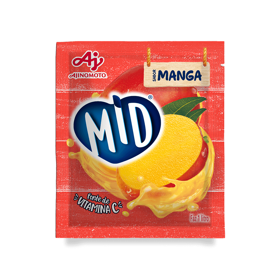 MID MANGA - REFRESCO EM PÓ 20G x 15 UN (CX 8 DISPLAYS)