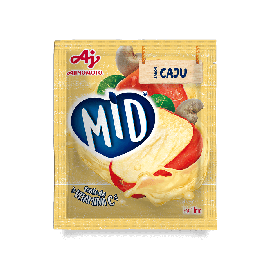 MID CAJU - REFRESCO EM PÓ 20G x 15 UN (CX 8 DISPLAYS)