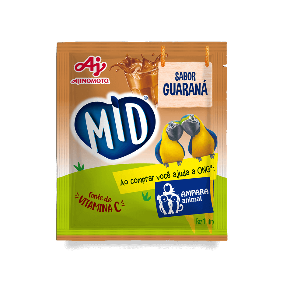 MID GUARANÁ - REFRESCO EM PÓ 20G x 15 UN (CX 8 DISPLAYS)