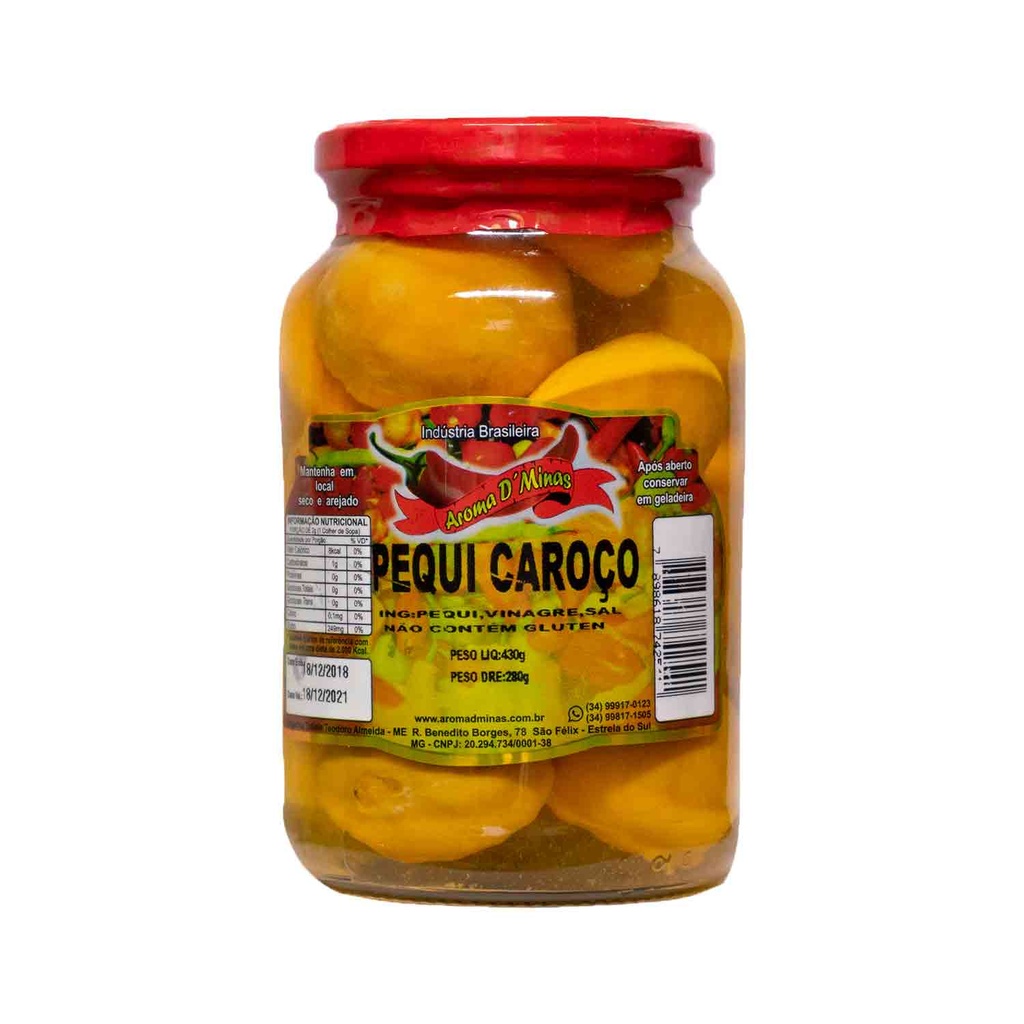PEQUI COM CAROÇO AROMA DE MINAS 430GR (24 X 140GR)