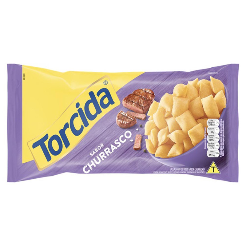 SALGADINHO TORCIDA CHURRASCO 60GR (24 X 60GR)