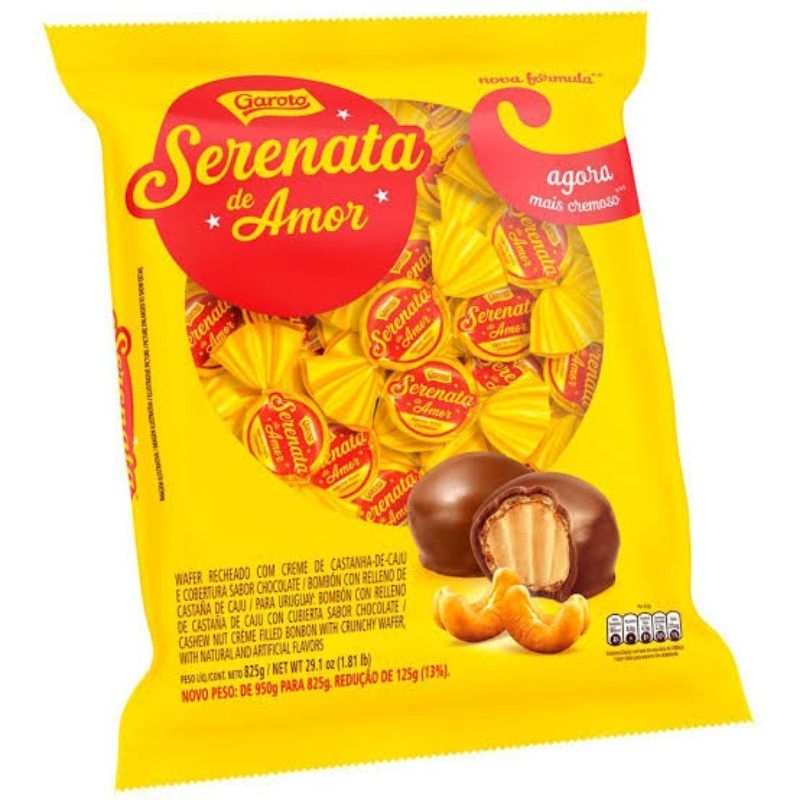 BOMBOM SERENATA DE AMOR GAROTO 825G (10 X 825GR)