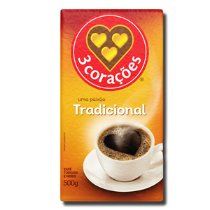 CAFÉ 3 CORAÇÕES VÁCUO 250G TRADICIONAL (20 X 250GR)
