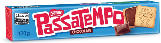BISCOITO RECHEADO CHOCOLATE PASSATEMPO NESTLÉ 126G (70 X 130GR)
