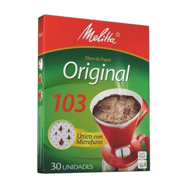 FILTRO DE PAPEL MELITTA N. 103 (Caixa Fechada C/ 30)
