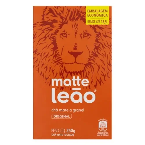 CHÁ MATTE LEÃO ORIGINAL GRANEL 250G (CAIXA C/ 30 X 250G)