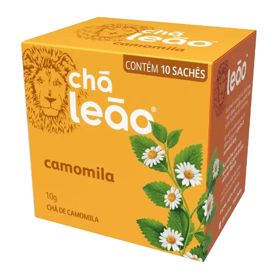 CHÁ CAMOMILA LEÃO 10UN X 1G (CAIXA C/ 30 CAIXETAS DE 10 UN X 1G)