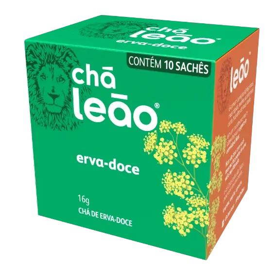 CHÁ ERVA-DOCE LEÃO 10UN X 2G (CAIXA C/ 30 CAIXETAS DE 10 UN X 1G)