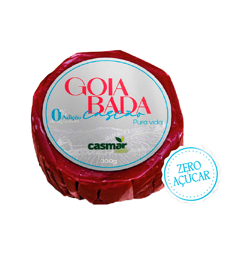 GOIABADA CASCÃO ZERO CASMAR 300GR (CAIXA C/ 18 X 300GR)
