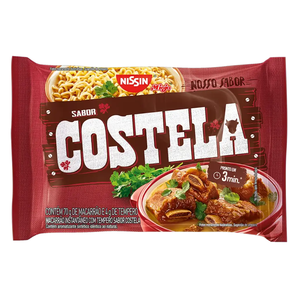 NISSIN LAMEN SABOR COSTELA 85GR (50 X 85GR)