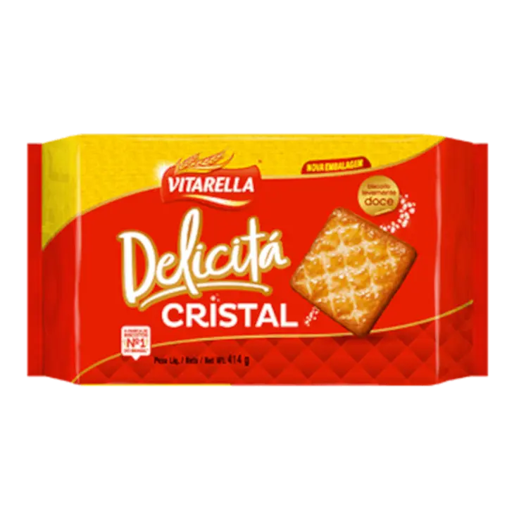 BOLACHA DELICITA CRISTALIZADA VITARELLA 414G (24 X 414GR)