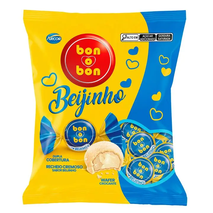 BOMBOM BONOBON 750GR BEIJINHO (12 X 750GR)