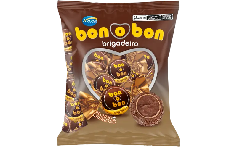 BOMBOM BONOBON 750GR BRIGADEIRO (12 X 750GR)