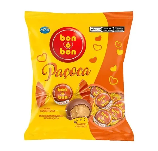 BOMBOM BONBON 750GR PAÇOCA (12 X 750GR)