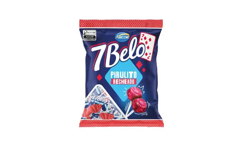 PIRULITO 7 BELO FRAMBOESA 500GR (12 X 500GR)