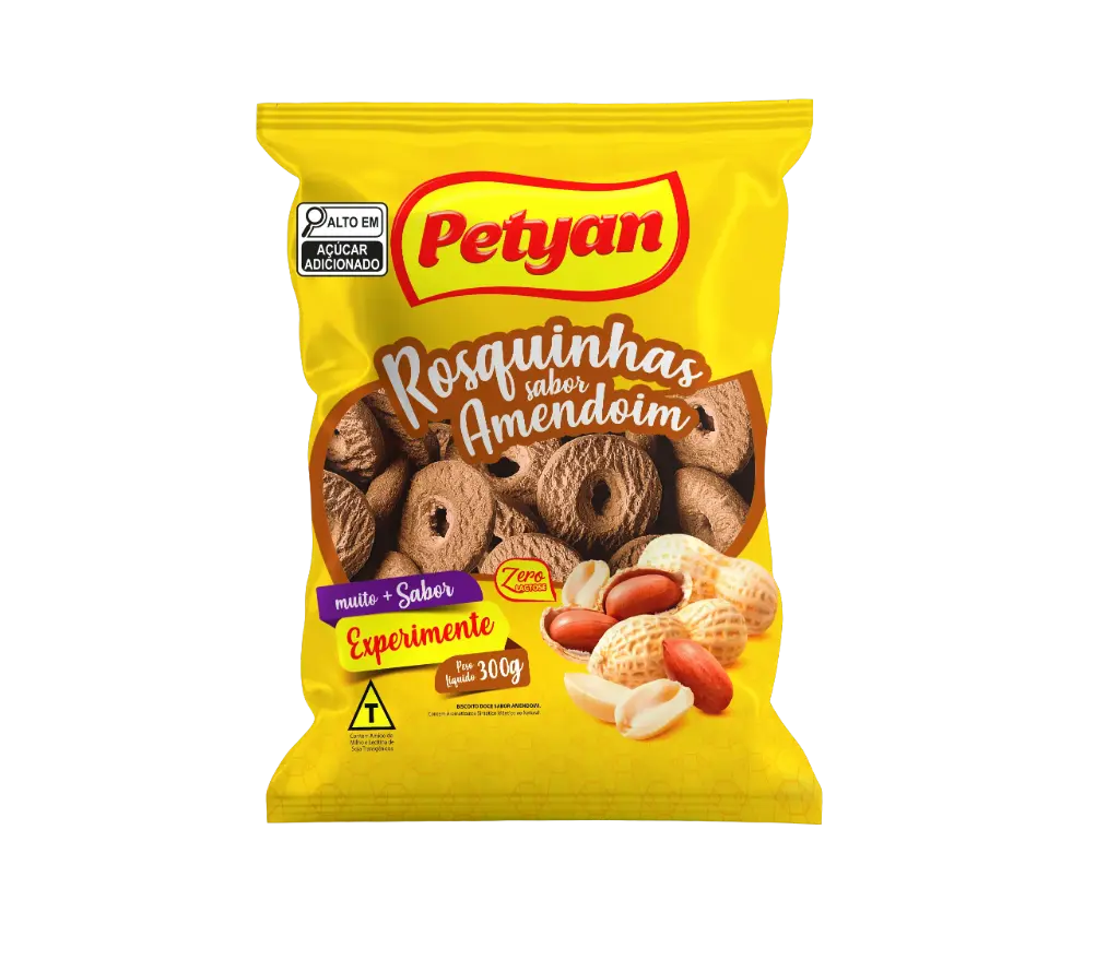 BISCOITO ROSQUINHA PETYAN 300G AMENDOIM (20 X 300G)