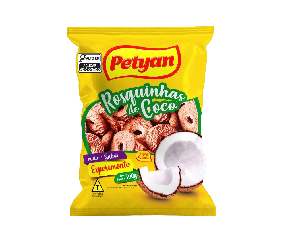 BISCOITO ROSQUINHA PETYAN 300G COCO (20 X 300GR)