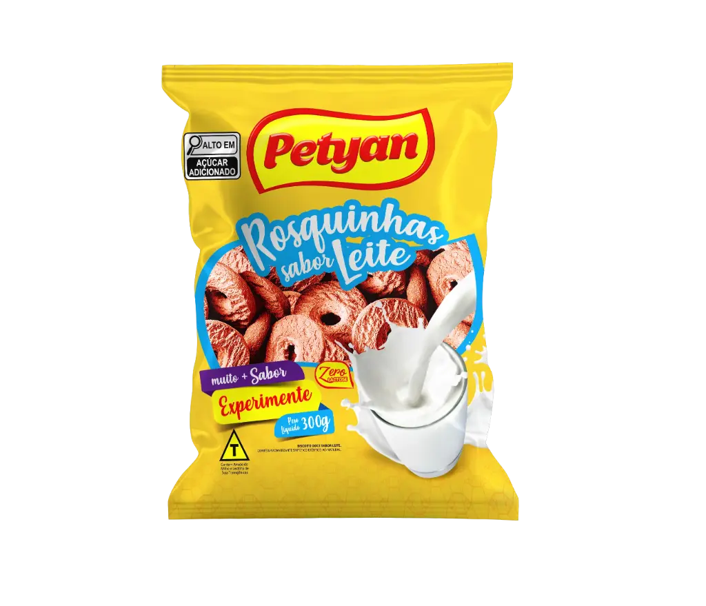 BISCOITO ROSQUINHA PETYAN 300G LEITE (20 X 300GR)