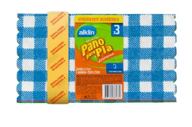 ALKLIN PANO PIA ESTAMPADO 25X25 (CX 24 UNIDADES)