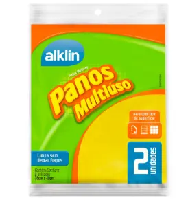 PANO MULTIUSO ALKLIN 40X36 C/2 UNID (CX 24 UNIDADES)