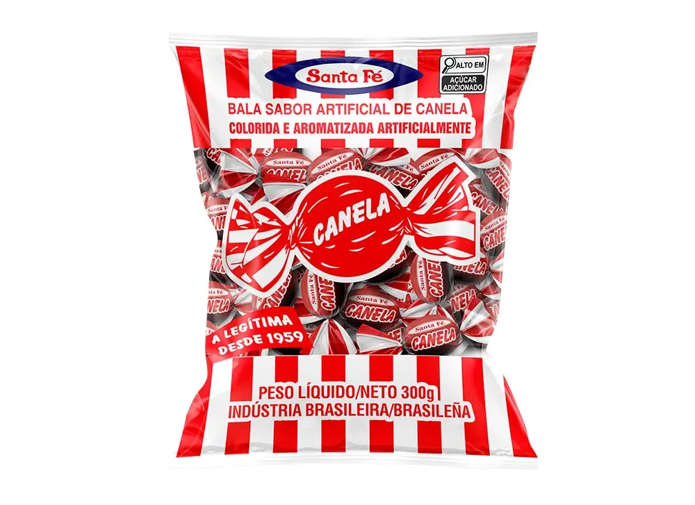 BALA DE CANELA SANTA FÉ 600GR (30 X 600GR)