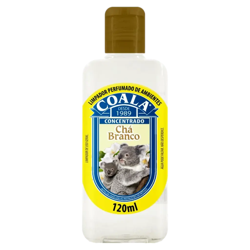 LIMPADOR PERFUMADO COALA CHÁ BRANCO 120ML (120ML X 24 UN)