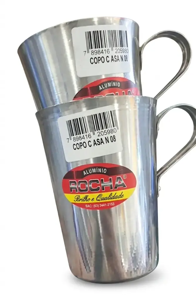 COPO DE ALUMÍNIO ROCHA N.8