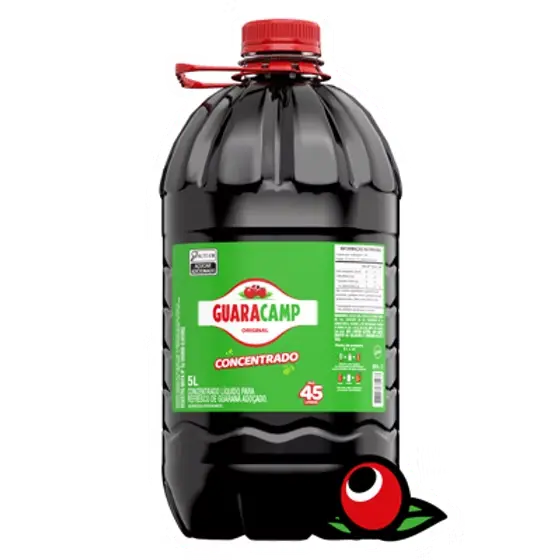 BOMBONA DE GUARANÁ GUARACAMP 5 LITROS 