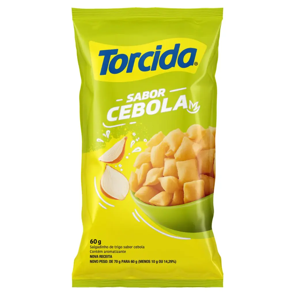 SALGADINHO TORCIDA CEBOLA 60GR (24 X 60GR)