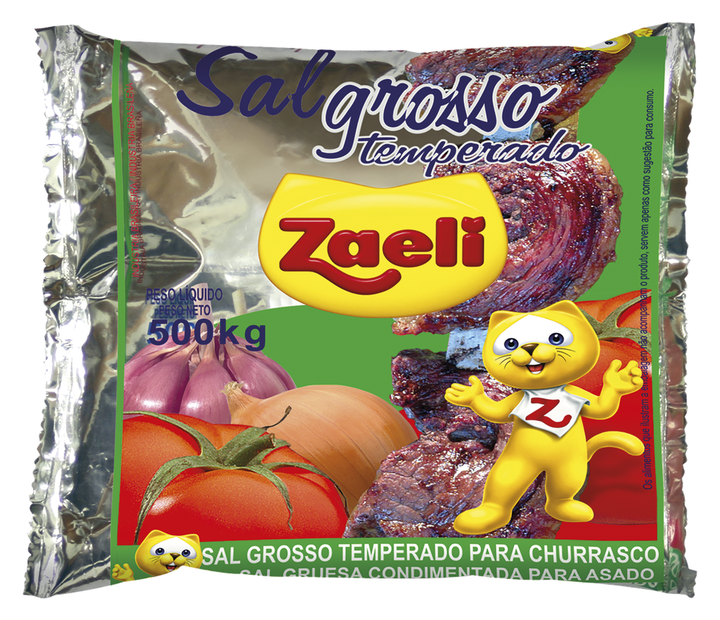 SAL GROSSO TEMPERADO ZAELI 500G
