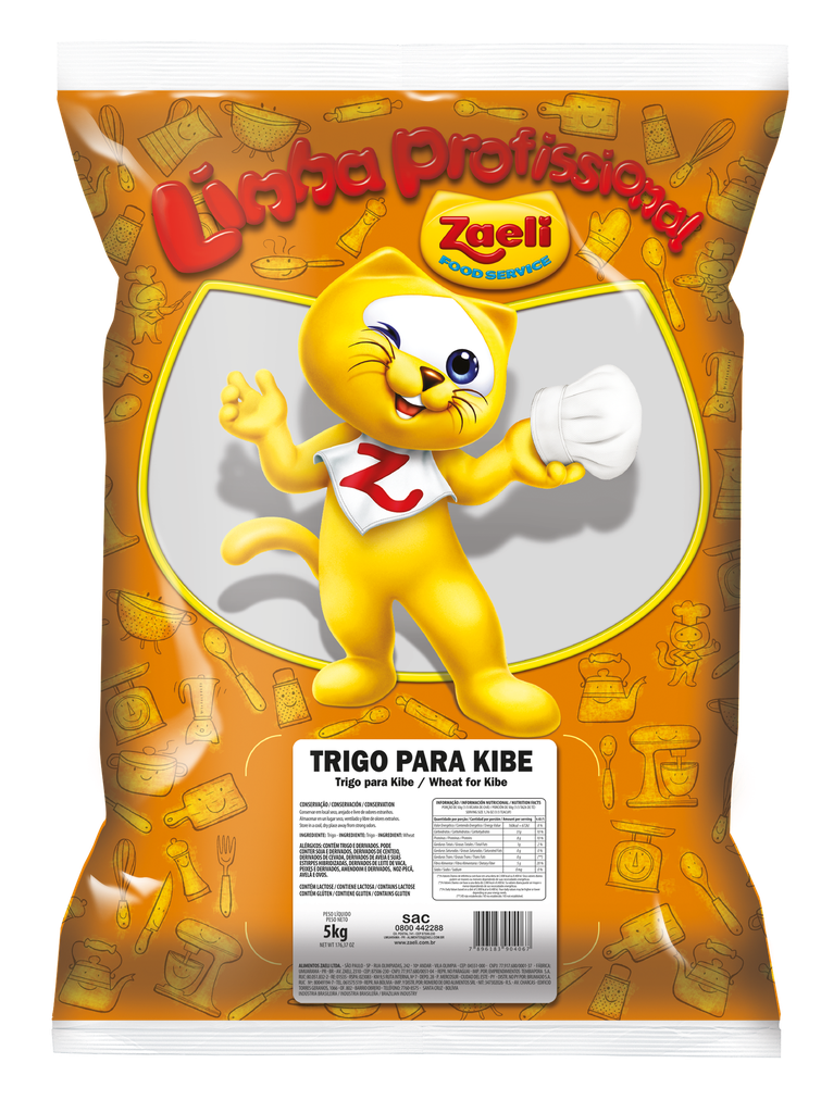 TRIGO PARA KIBE ZAELI 5KG (1 X 5KG)