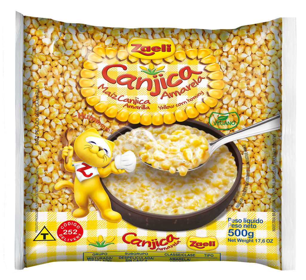 CANJICA AMARELA ZAELI 500G (20 X 500G)