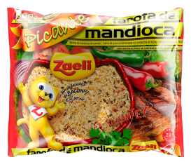 [ZA014] FAROFA ZAELI MANDIOCA PICANTE 300G (14 X 300 GR)