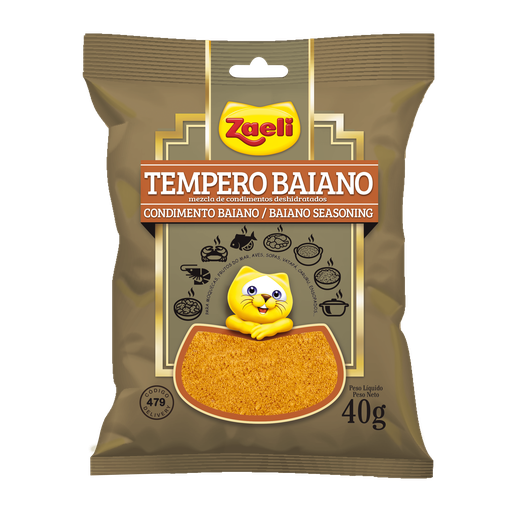 [ZA061] TEMPERO BAIANO ZAELI 40G (20 X 40GR)