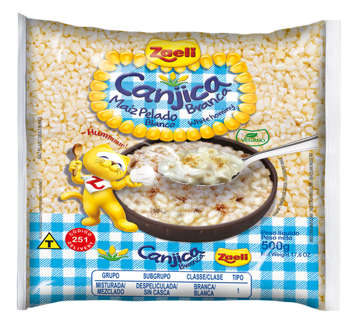 [ZA002] CANJICA BRANCA ZAELI 500G (20 X 500GR)