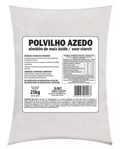 [ZA056] POLVILHO AZEDO ZAELI 25KG