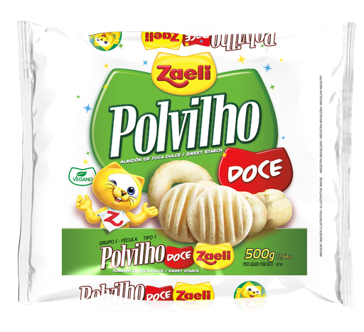 [ZA047] POLVILHO DOCE ZAELI 500G (20 X 500GR)