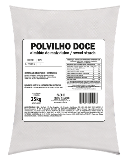 [ZA057] POLVILHO DOCE ZAELI 25KG
