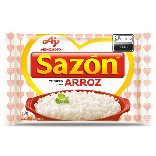 [AJ0008] SAZON TEMPERO PRONTO ARROZ 60G (48 X 60 GR)