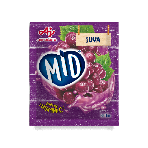 [AJ0012] MID UVA - REFRESCO EM PÓ 20G x 15 UN (CX 8 DISPLAYS)