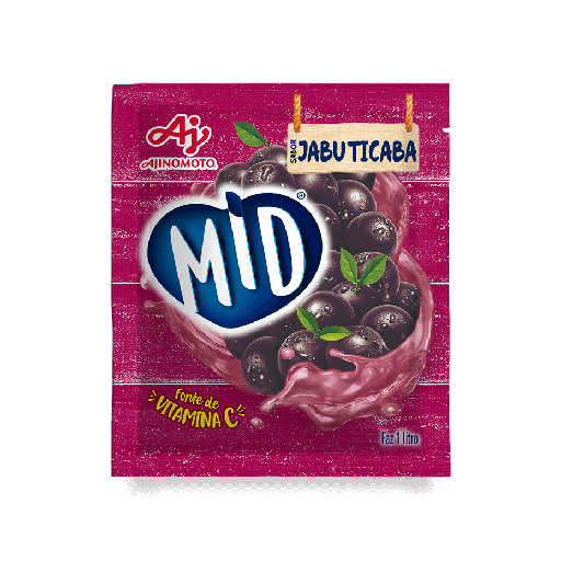 [AJ0015] MID JABUTICABA - REFRESCO EM PÓ 20G x 15 UN