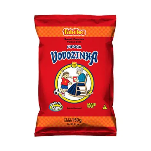 [FA0002] PIPOCA DOCE VOVÓZINHA 150GR (20 X 150GR)