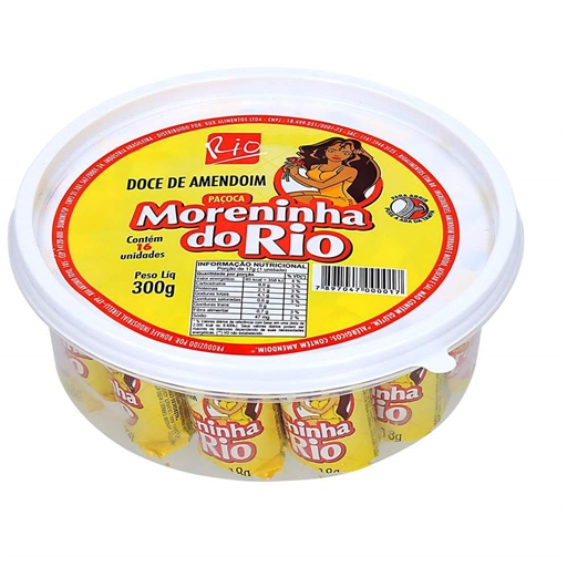[KX0002] PAÇOCA ROLHA EMBRULHADA MORENINHA DO RIO - 300G 