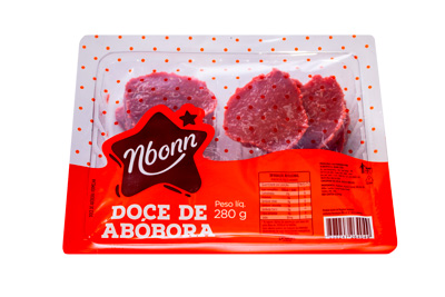 [NU0002] DOCE DE ABÓBORA CORAÇÃO NBONN 280GR (15 X 280GR)
