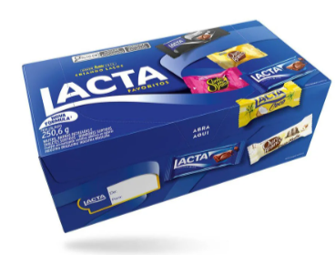 [MO0011] CAIXA DE BOMBOM FAVORITOS LACTA 250,6GR