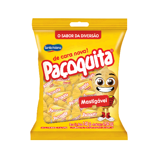 [SH0002] BALA MASTIGÁVEL PAÇOQUITA SANTA HELENA 500G  
