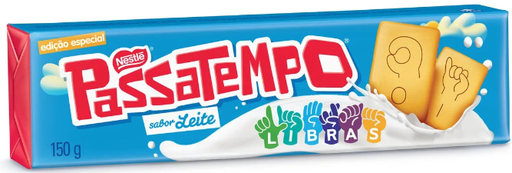 [NE0012] BISCOITO PASSATEMPO LEITE SEM RECHEIO NESTLÉ 150G